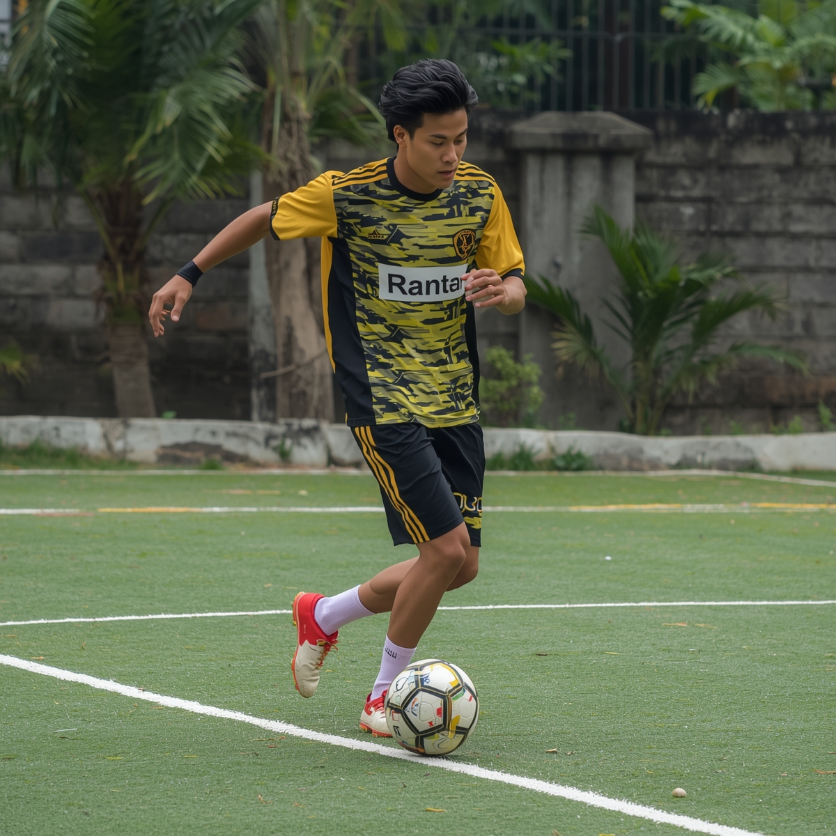 Tutorial latihan dribble bola kaki mandiri di rumah